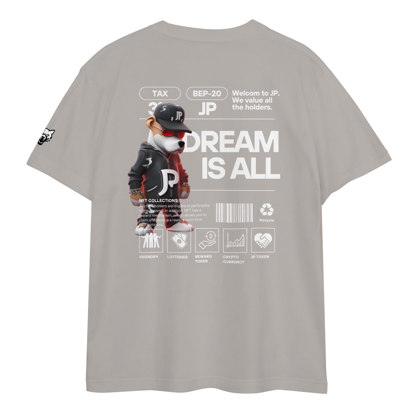 JP NFT COLLAB DESIGN TYPE-B0001 | Unisex high quality tee | 6colors