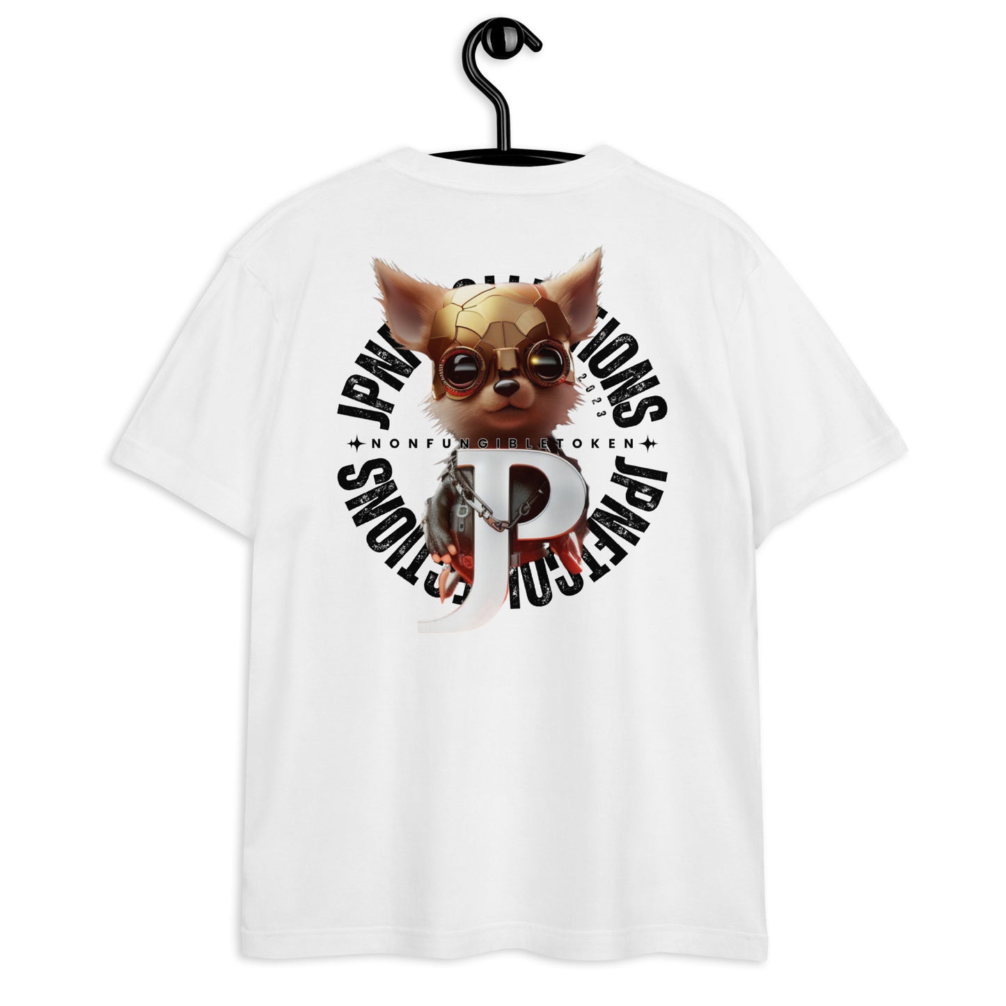 JP NFT COLLAB DESIGN TYPE-D0005 | Unisex high quality tee | White