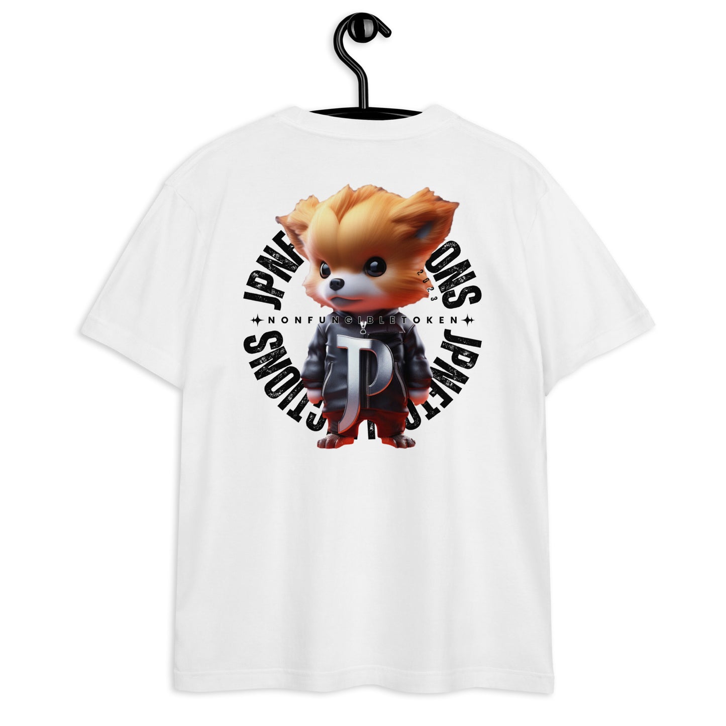 JP NFT COLLAB DESIGN TYPE-F0006 | Unisex high quality tee | White
