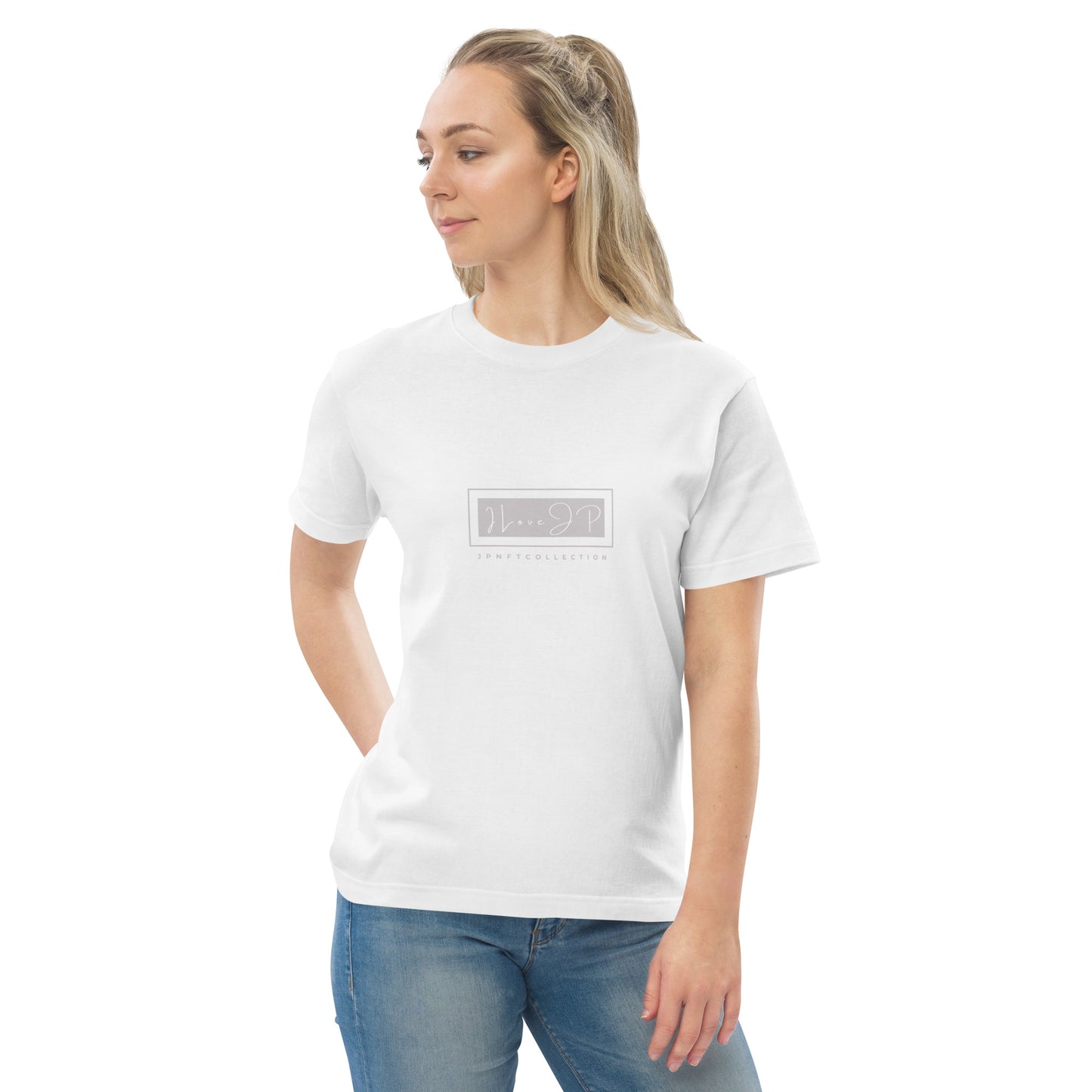 JP NFT COLLAB DESIGN TYPE-D0003 | Unisex high quality tee | White