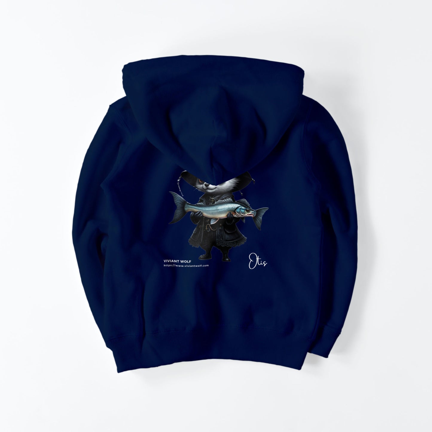 TREASURE CREST “OTIS” Kids Zip-Up Sweat Hoodie Simple Design
