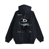 TREASURE CREST “OTIS” Full-Zip Big Silhouette Hoodie