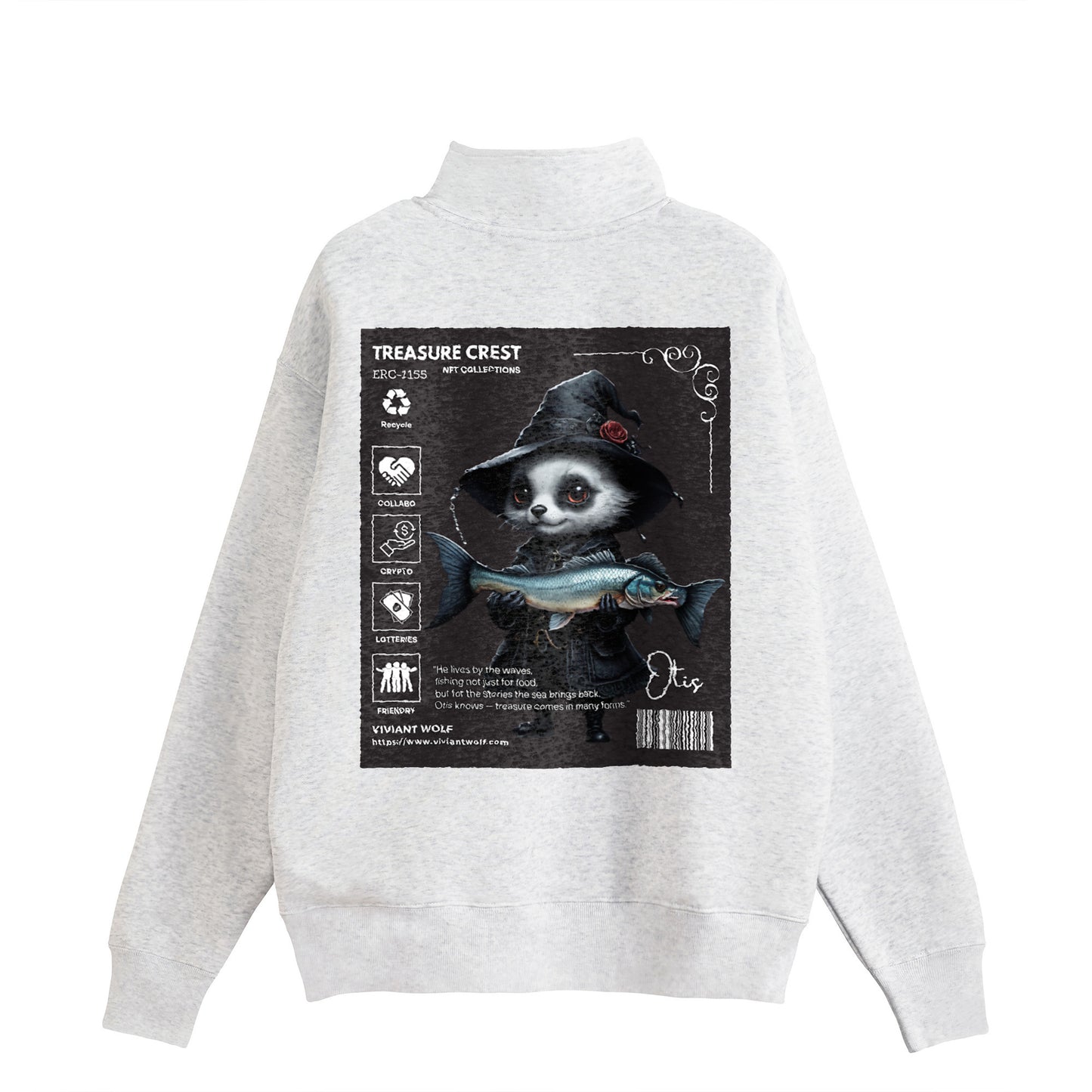 TREASURE CREST “OTIS” Half-Zip Sweatshirt