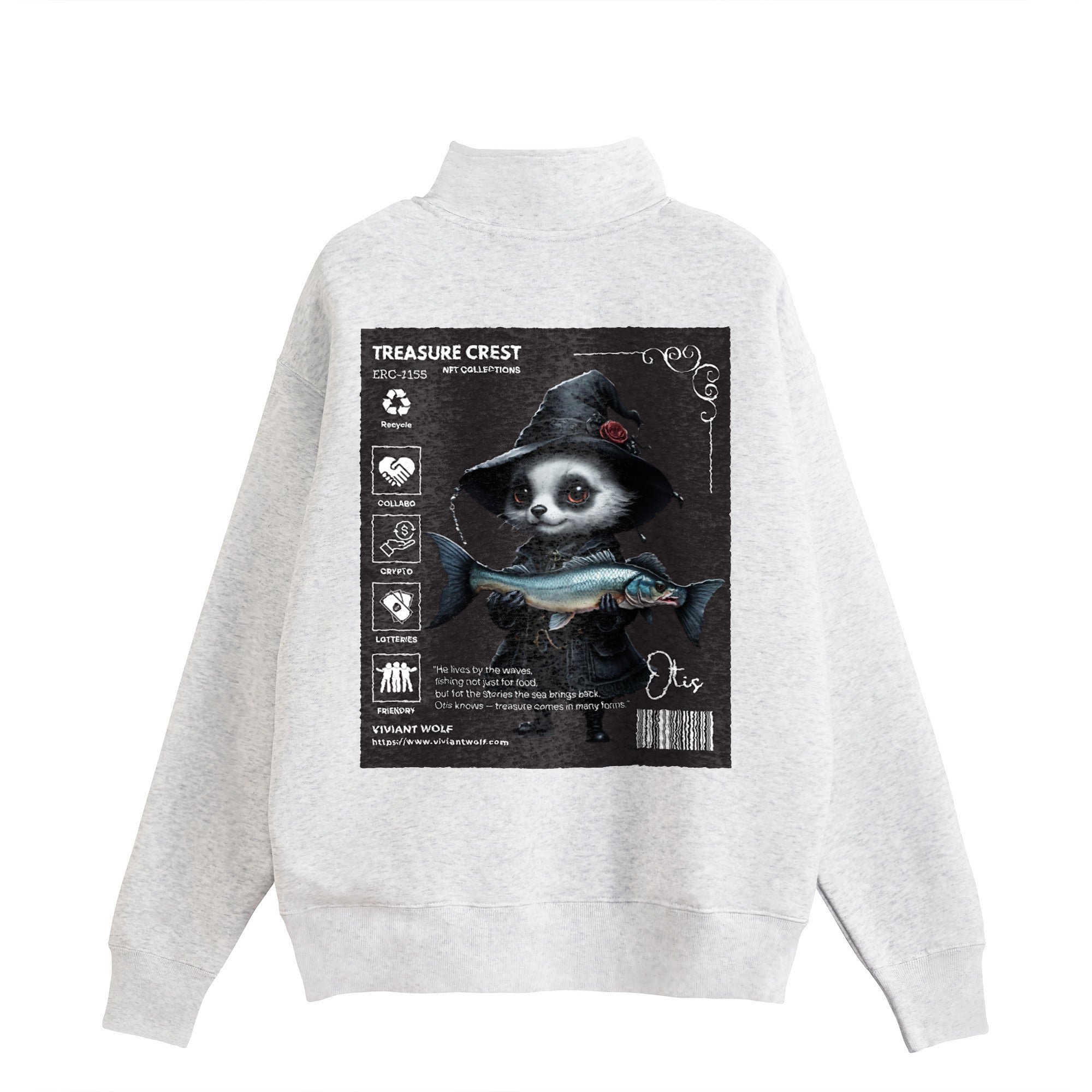 TREASURE CREST “OTIS” Half-Zip Sweatshirt