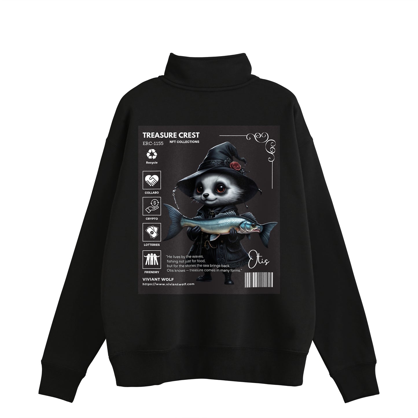 TREASURE CREST “OTIS” Half-Zip Sweatshirt