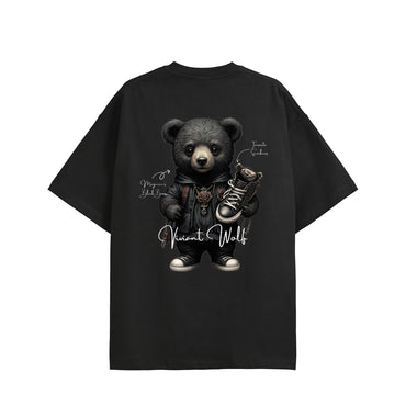 TREASURE CREST ”MAGICIAN'S BLACK BEAR” T-Shirt