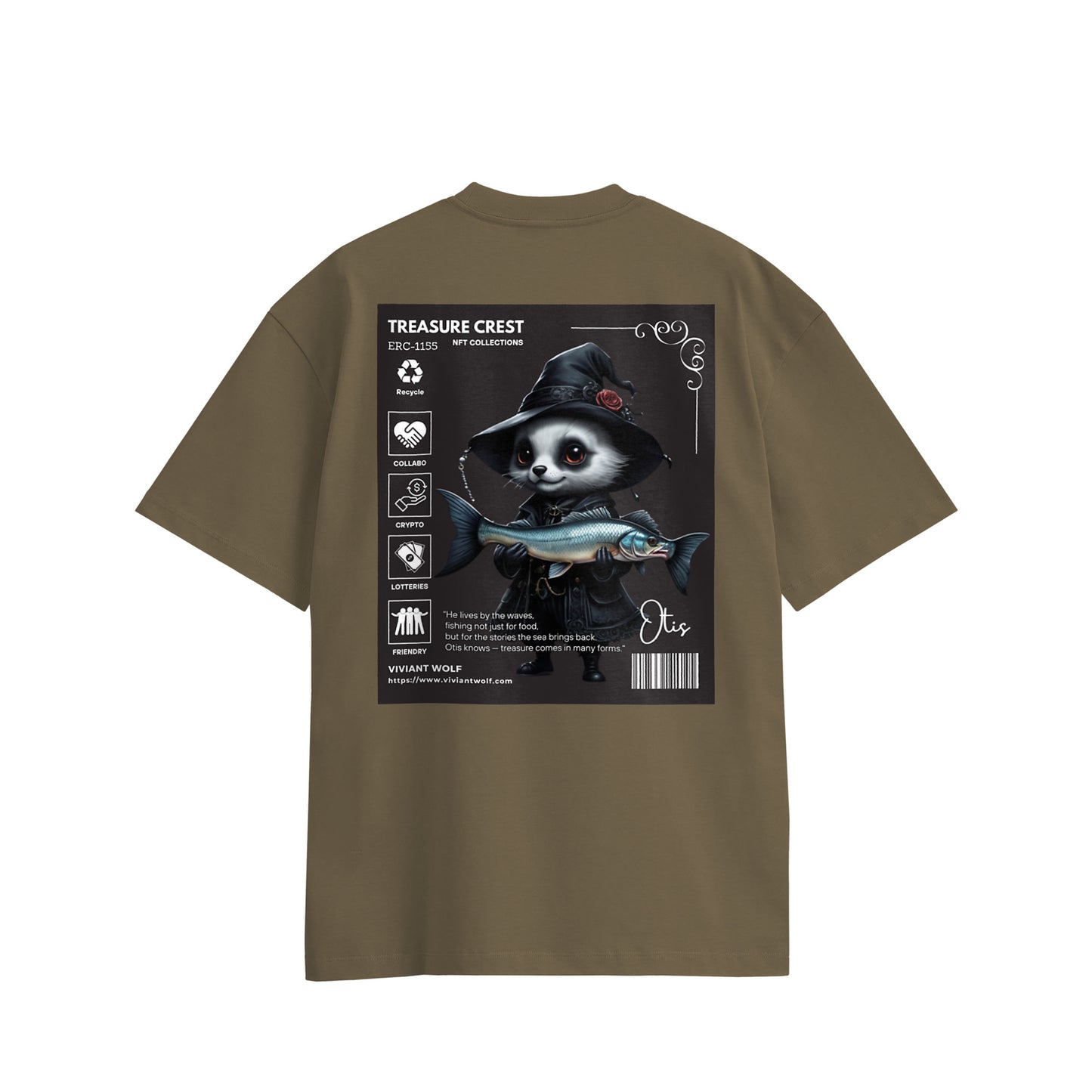 TREASURE CREST “OTIS” Oversized Cotton T-Shirt