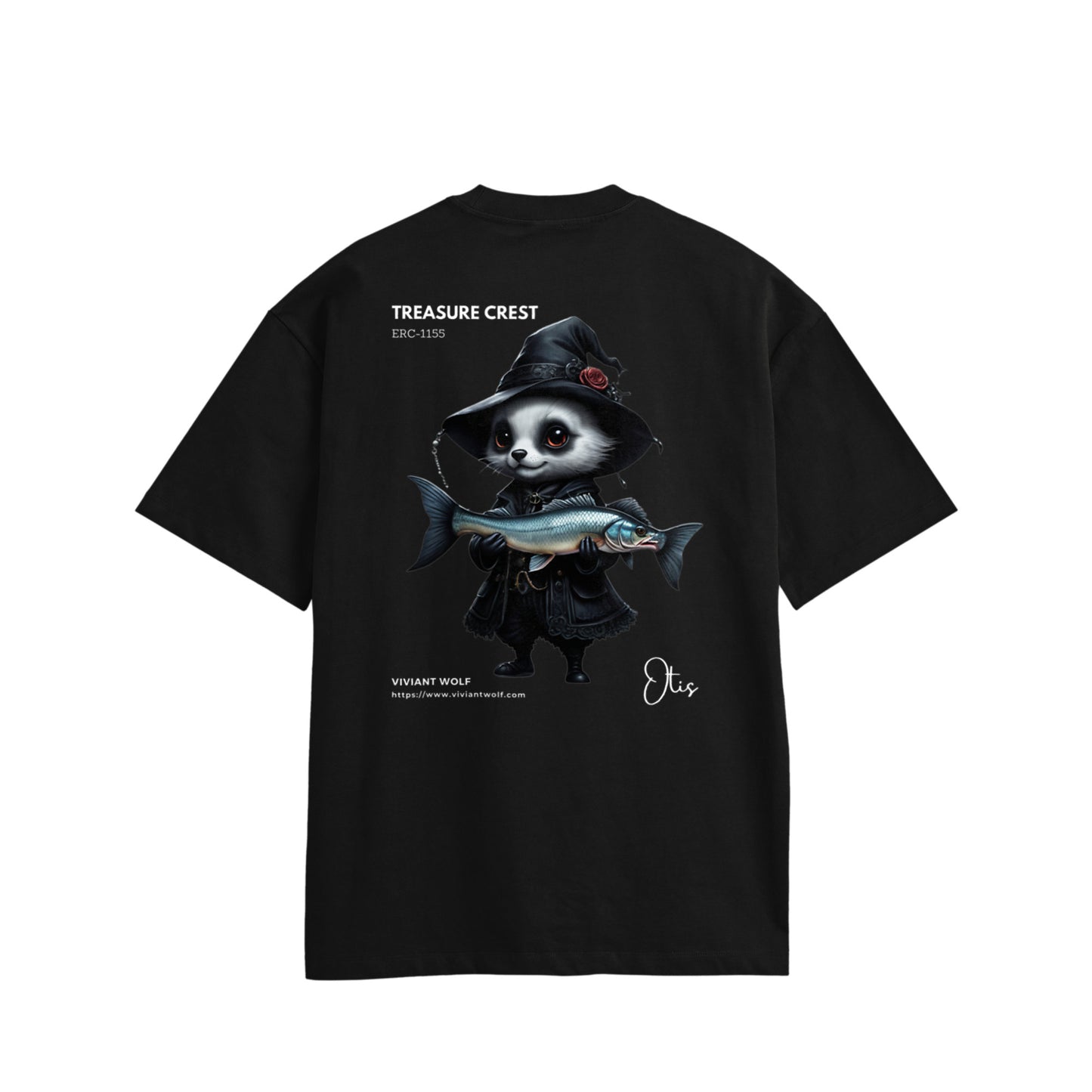 TREASURE CREST “OTIS” Oversized Cotton T-Shirt Simple Design