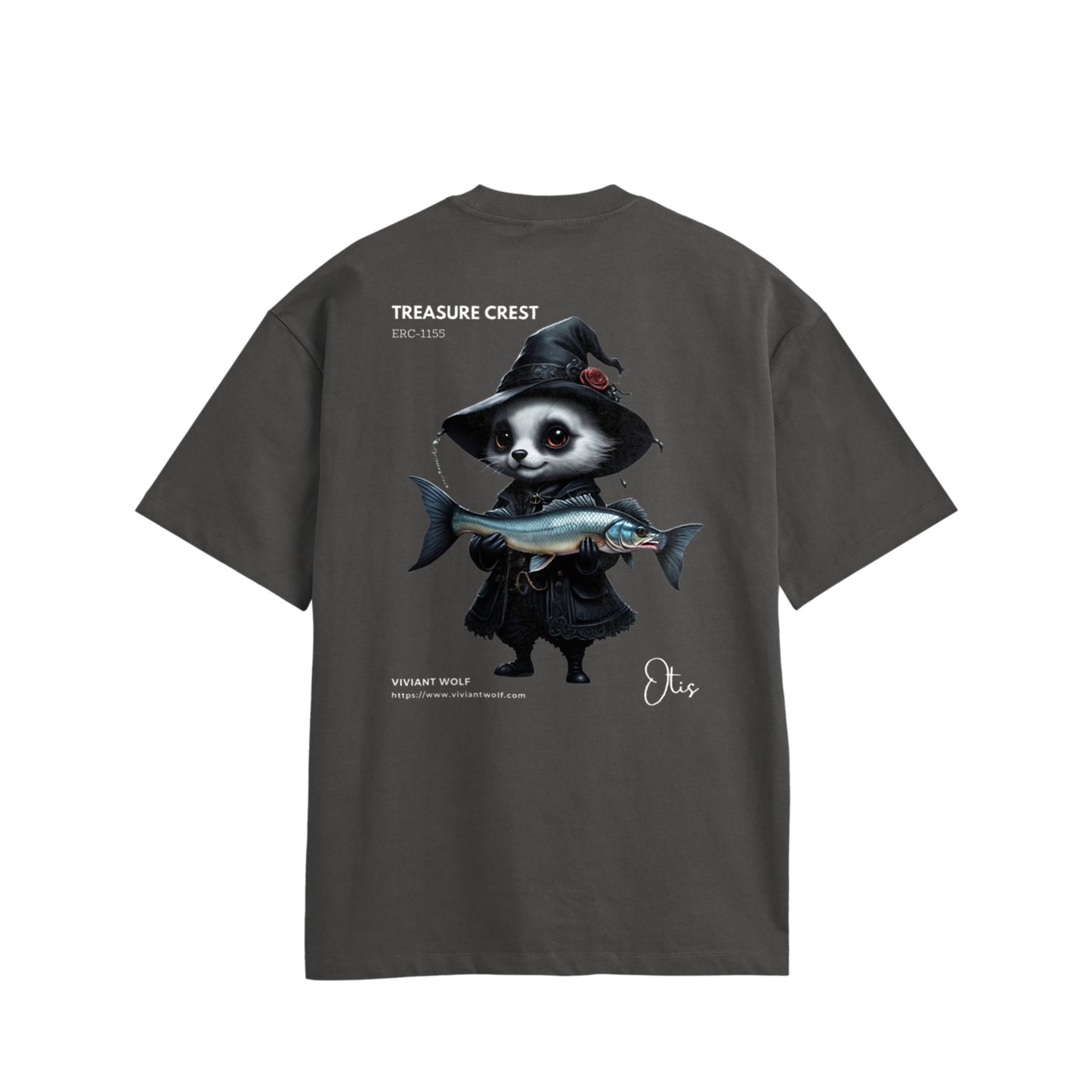 TREASURE CREST “OTIS” Oversized Cotton T-Shirt Simple Design
