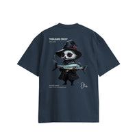 TREASURE CREST “OTIS” Oversized Cotton T-Shirt Simple Design