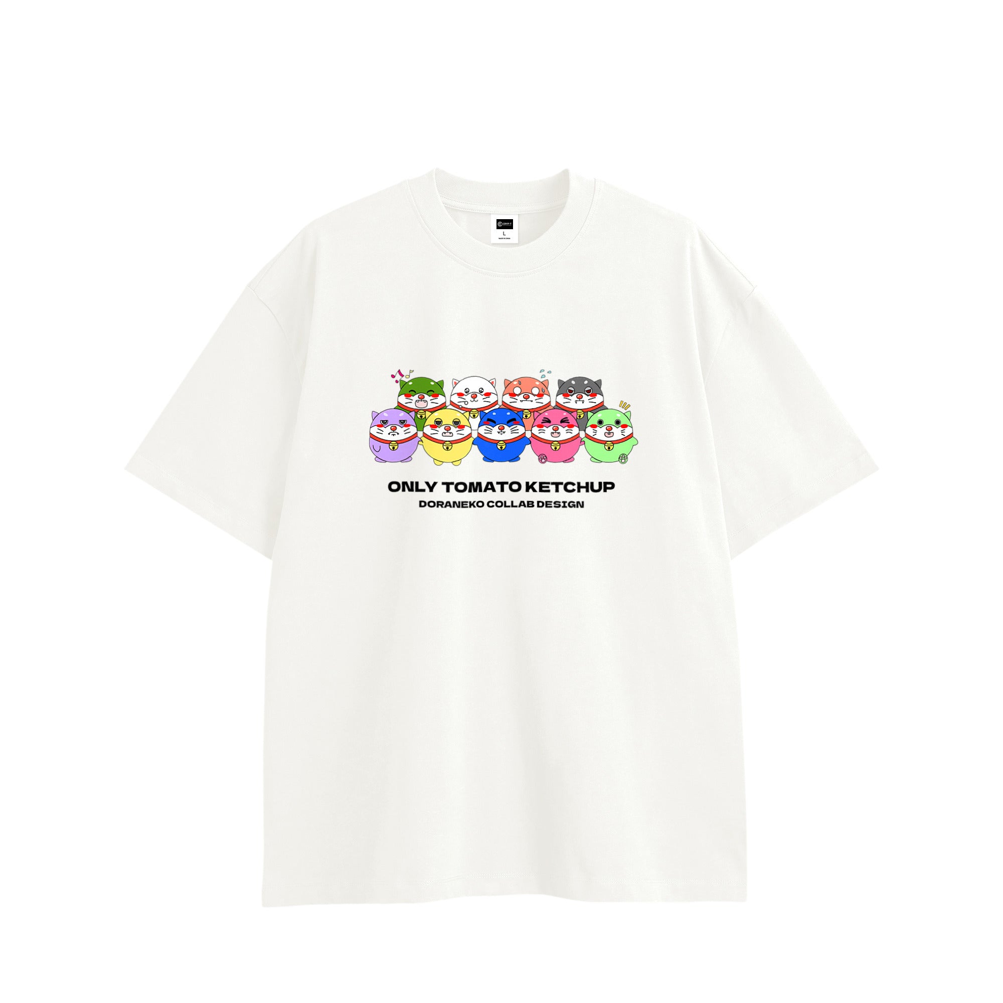 ONLY TOMATO KETCHUP TYPE-C Oversize Cotton Tee
