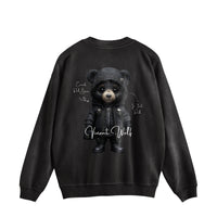 TREASURE CREST “COVERT RICH BEAR” Vintage-Wash Sweat Pullover