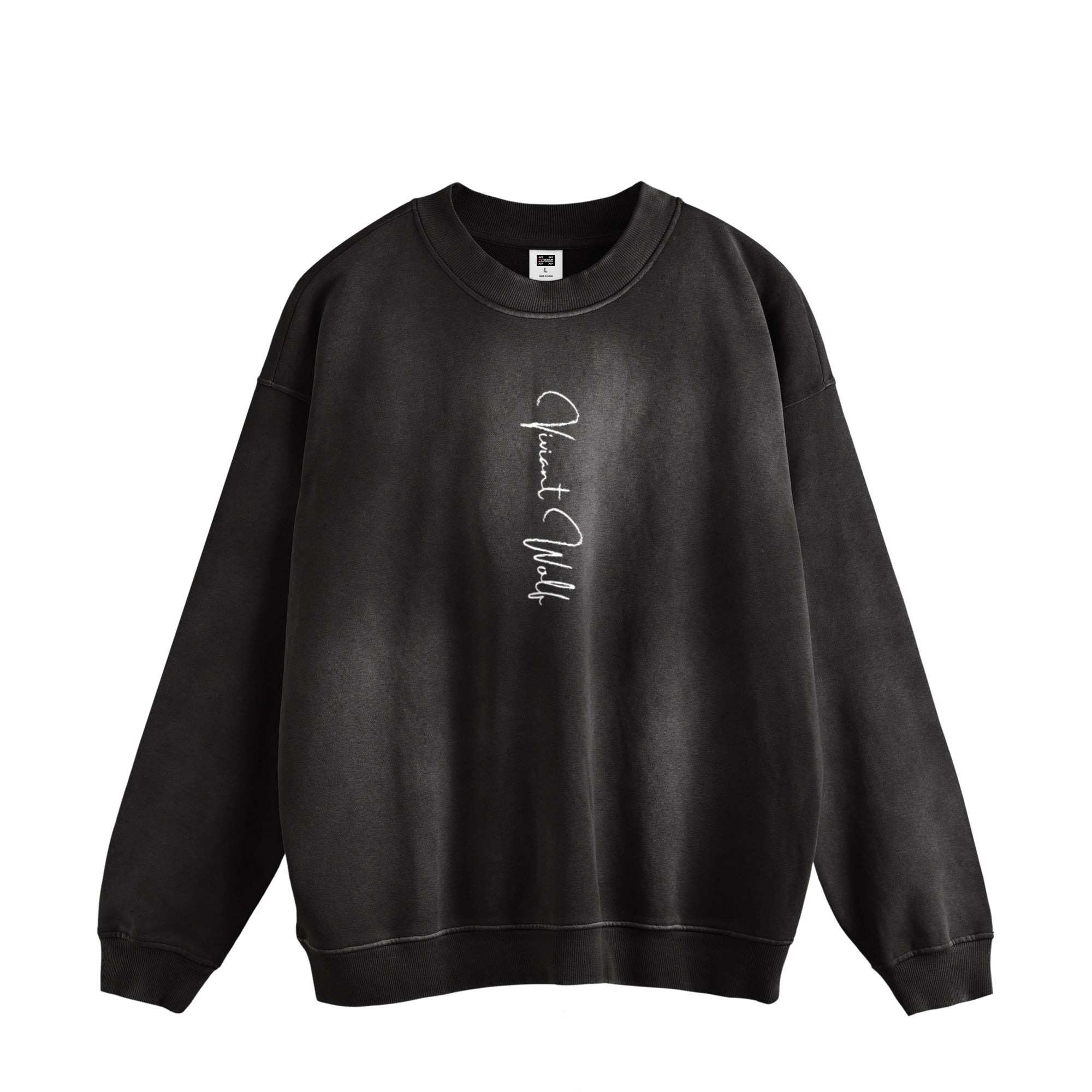 TREASURE CREST “COVERT RICH BEAR” Vintage-Wash Sweat Pullover