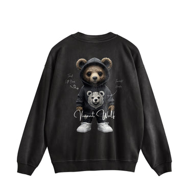 TREASURE CREST “LITTLE BEAR” Vintage-Wash Sweat Pullover
