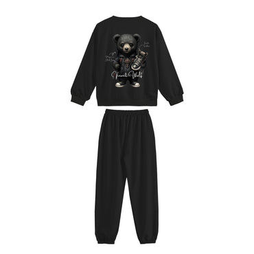 TREASURE CREST “MAGICIAN'S BLACK BEAR” Sweatshirt Setup
