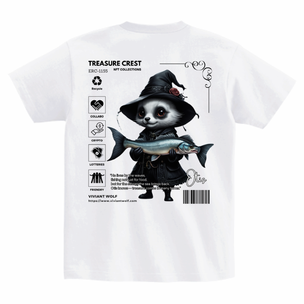 TREASURE CREST “OTIS” Heavyweight T-Shirt White.BG [WHITE]