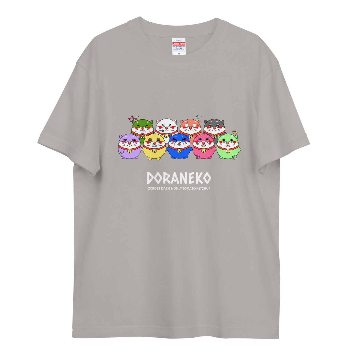 TOMATO KETCHUP COLLAB | DORANEKO DESIGN TYPE-C | Unisex high quality tee | 6colors