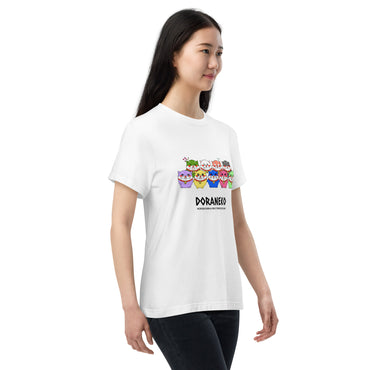 TOMATO KETCHUP COLLAB | DORANEKO DESIGN TYPE-C | Unisex high quality tee | White