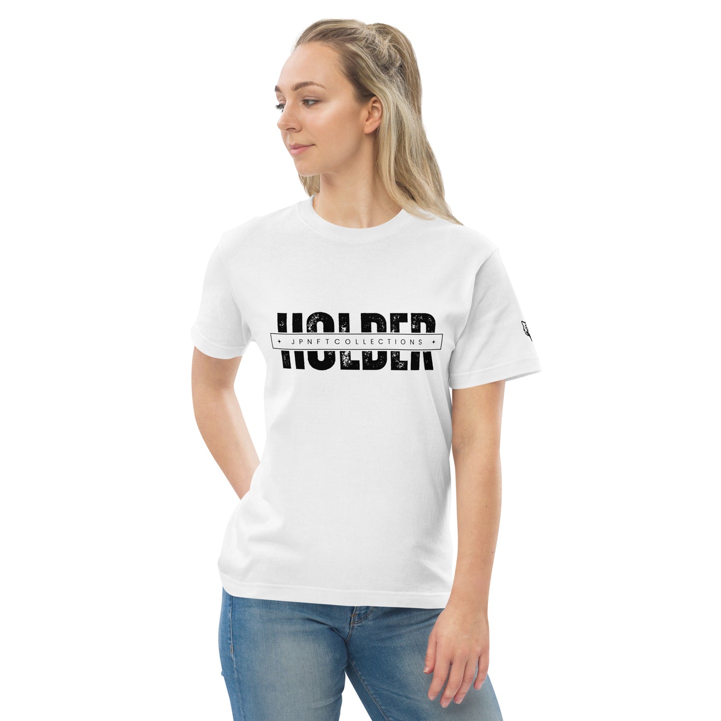 JP NFT COLLAB DESIGN TYPE-A0001 | Unisex high quality tee | White