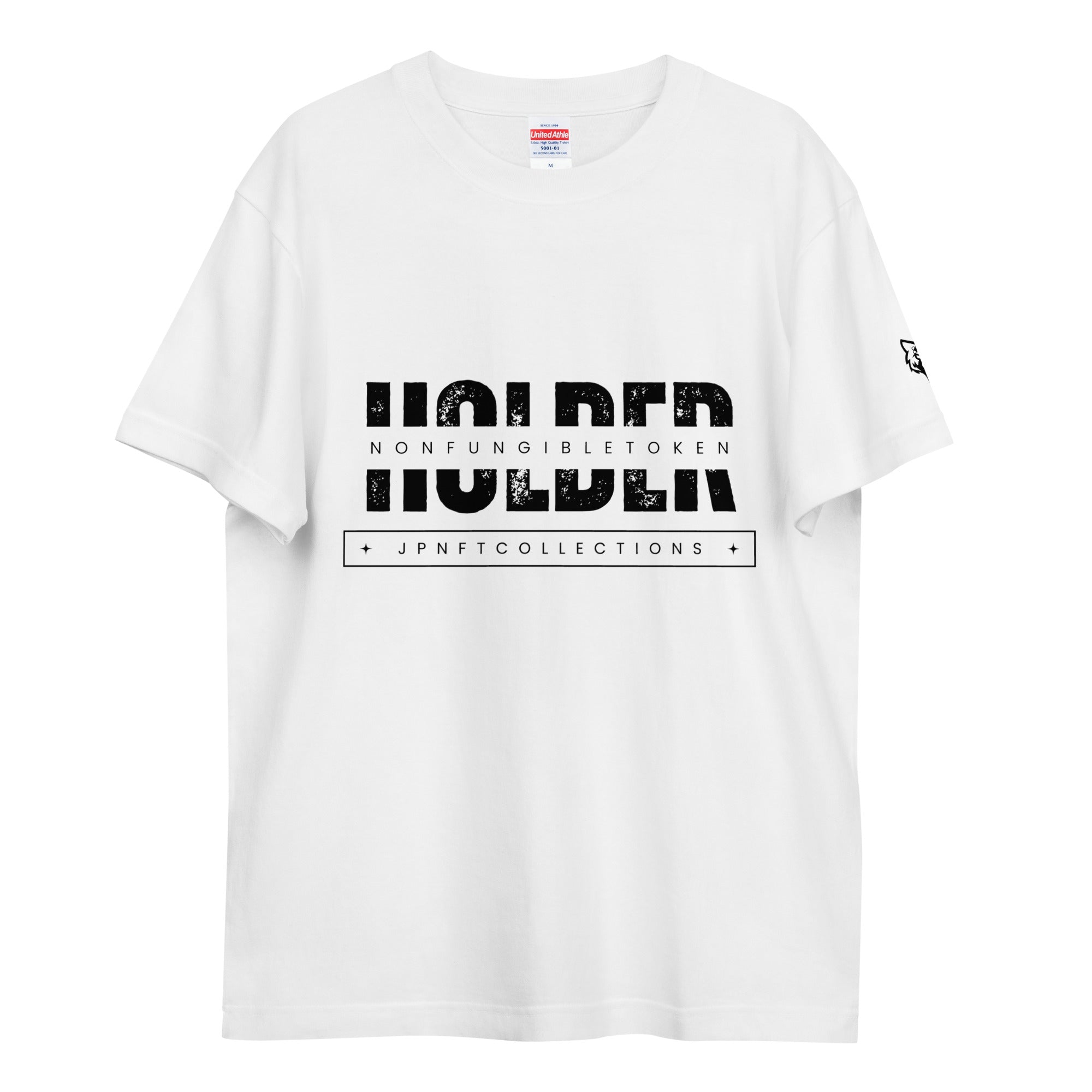 JP NFT COLLAB DESIGN TYPE-B0002 | Unisex high quality tee | White