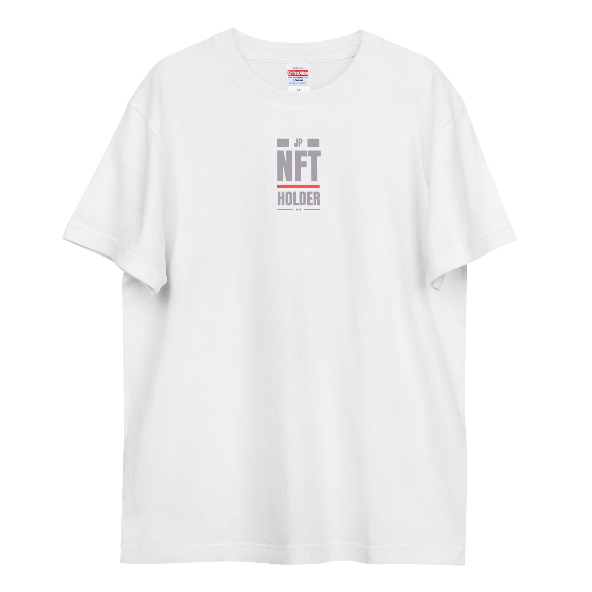 JP NFT COLLAB DESIGN TYPE-F0006X | Unisex high quality tee | White