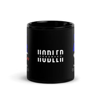 DORANEKO COLLAB DESIGN | Black Glossy Mug | 11oz  15oz