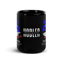 DORANEKO COLLAB DESIGN | Black Glossy Mug | 11oz  15oz
