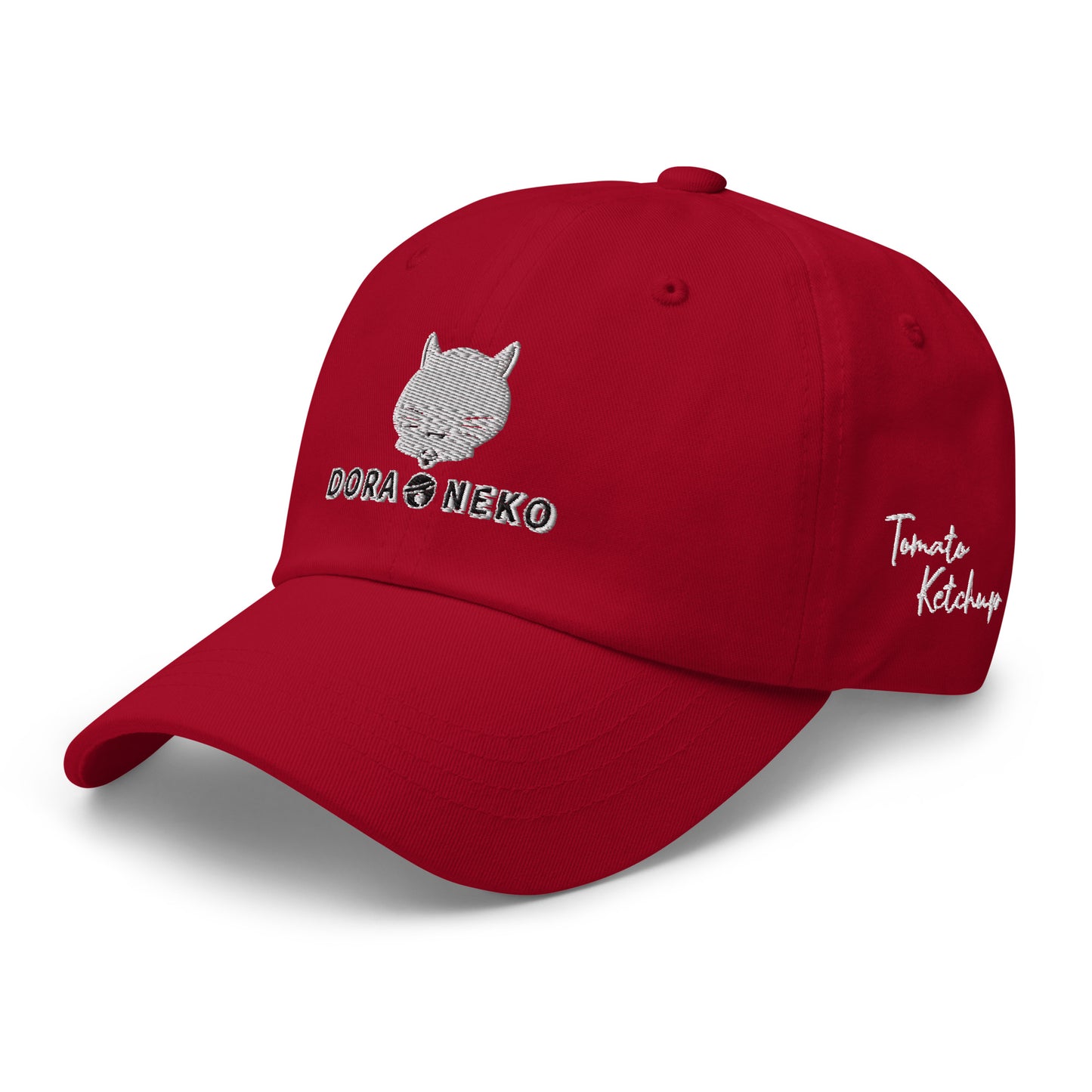 TOMATO KETCHUP COLLAB DORANEKO ORIGINAL DESIGN  | Classic Dad hat  | 刺繍ロゴ 6colors