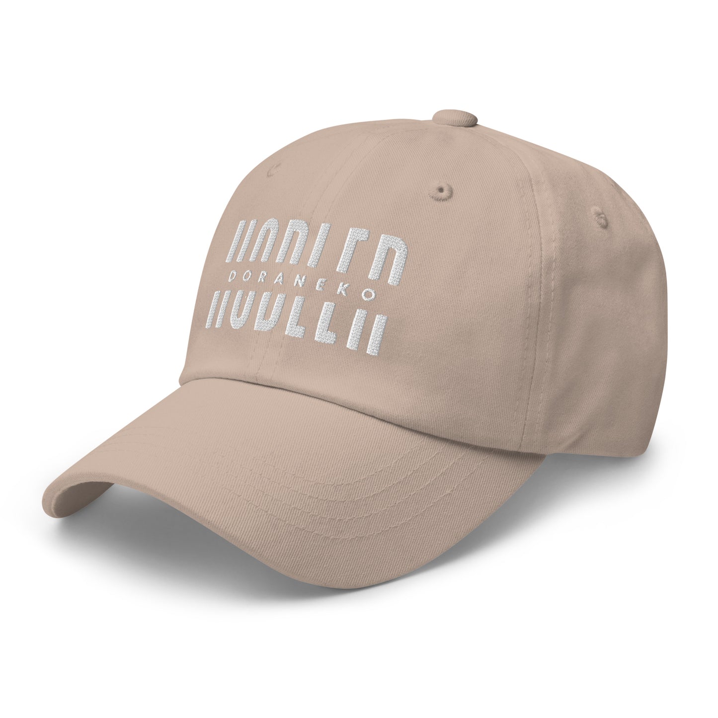 DORANEKO COLLAB ORIGINAL DESIGN | Classic Dad hat  | 刺繍ロゴ (側面BRロゴなし) 4colors
