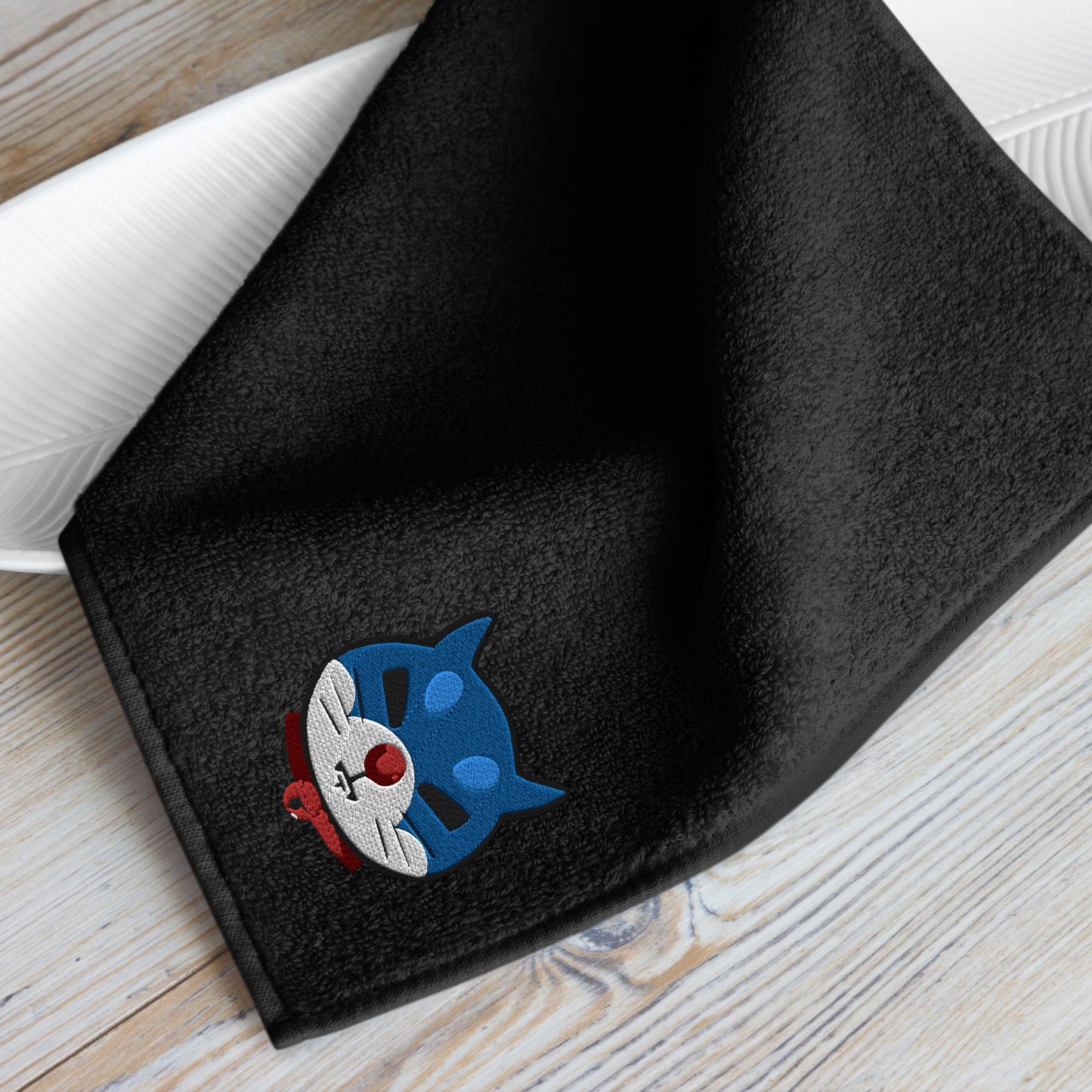 DORANEKO COLLAB DESIGN | Imabari Cotton hand towel 刺繍ロゴ | 7colors