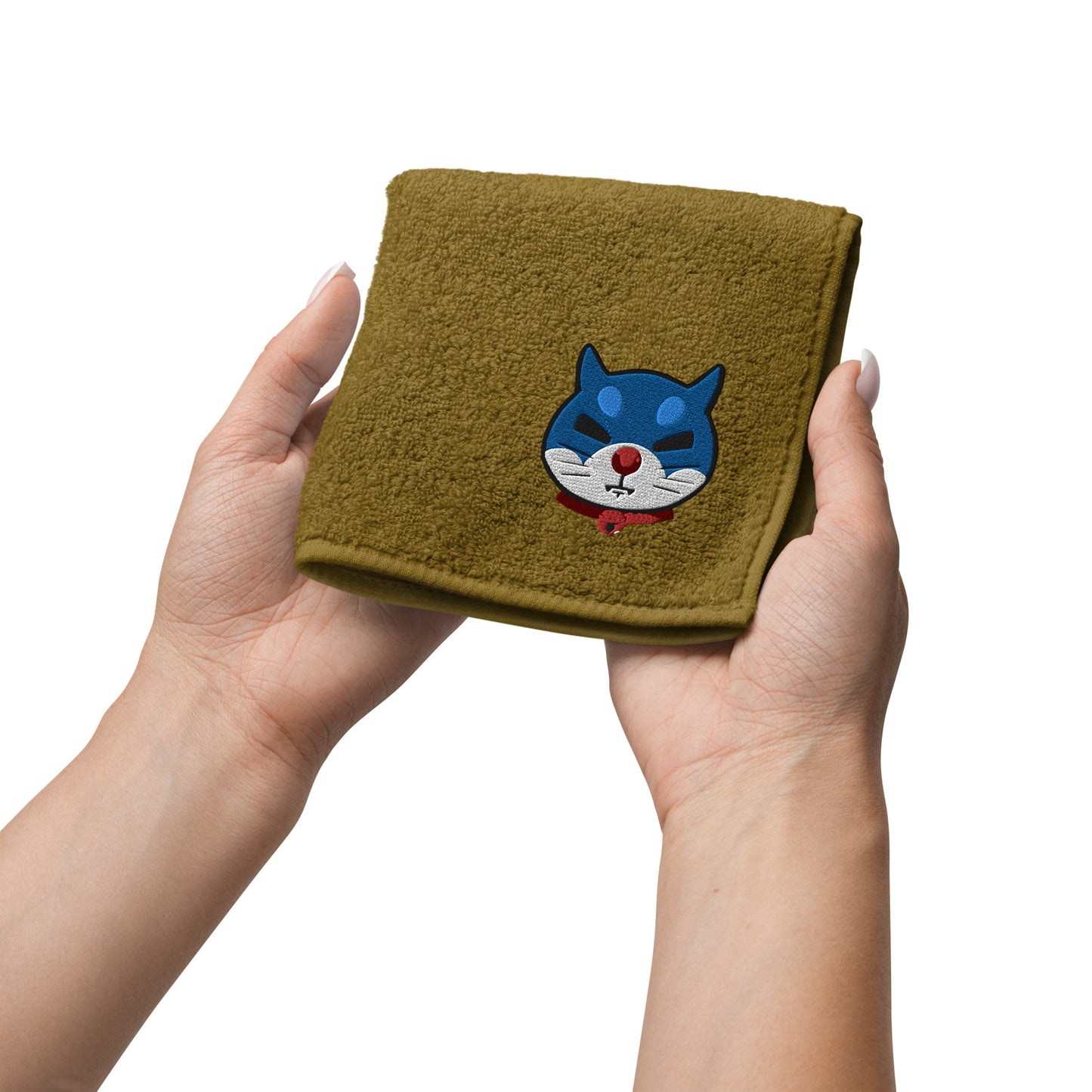DORANEKO COLLAB DESIGN | Imabari Cotton hand towel 刺繍ロゴ | 7colors