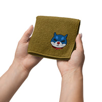 DORANEKO COLLAB DESIGN | Imabari Cotton hand towel 刺繍ロゴ | 7colors