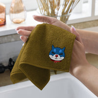 DORANEKO COLLAB DESIGN | Imabari Cotton hand towel 刺繍ロゴ | 7colors