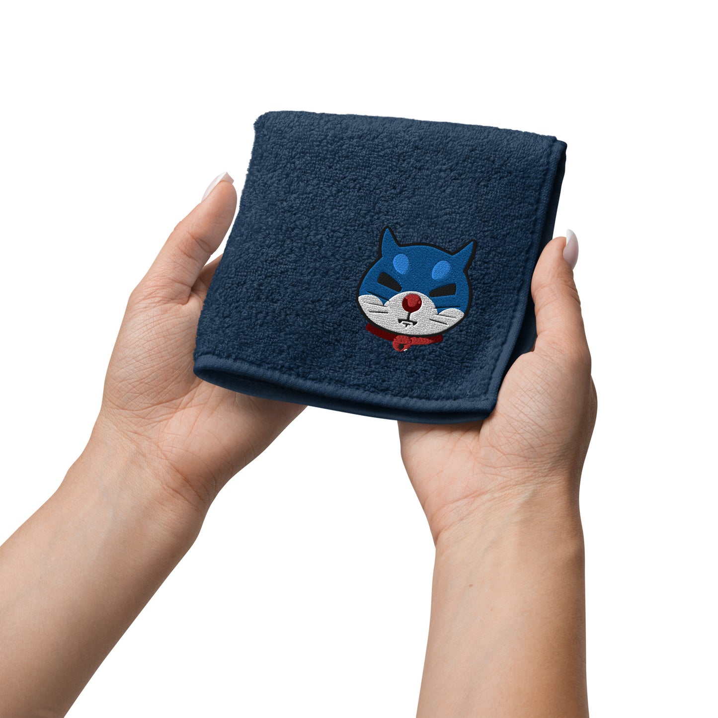 DORANEKO COLLAB DESIGN | Imabari Cotton hand towel 刺繍ロゴ | 7colors