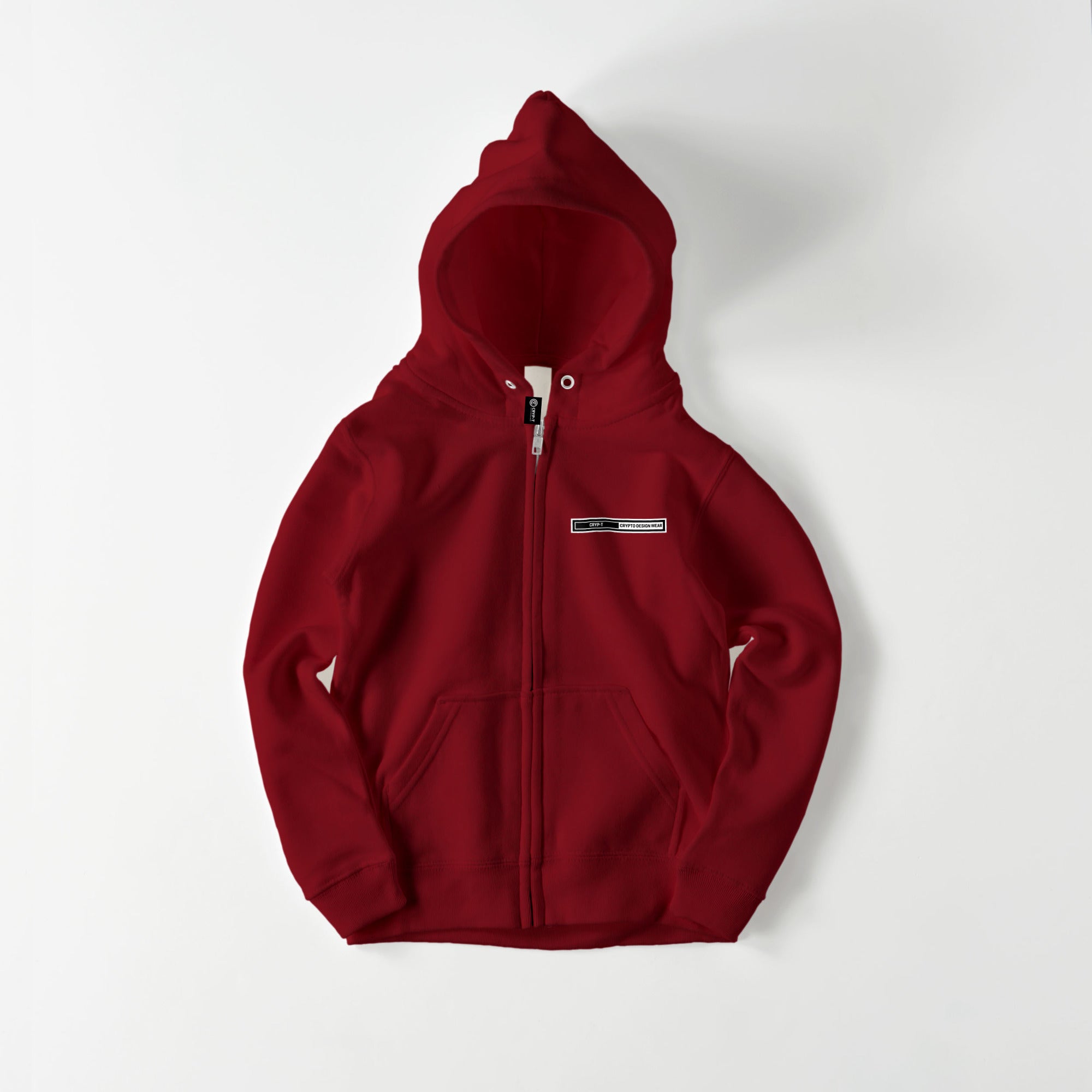 TREASURE CREST “OTIS” Kids Zip-Up Sweat Hoodie Simple Design 
