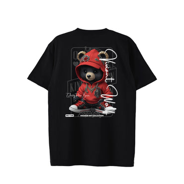 TREASURE CREST ”CLASSY ROSE BEAR” Premium American T-Shirt
