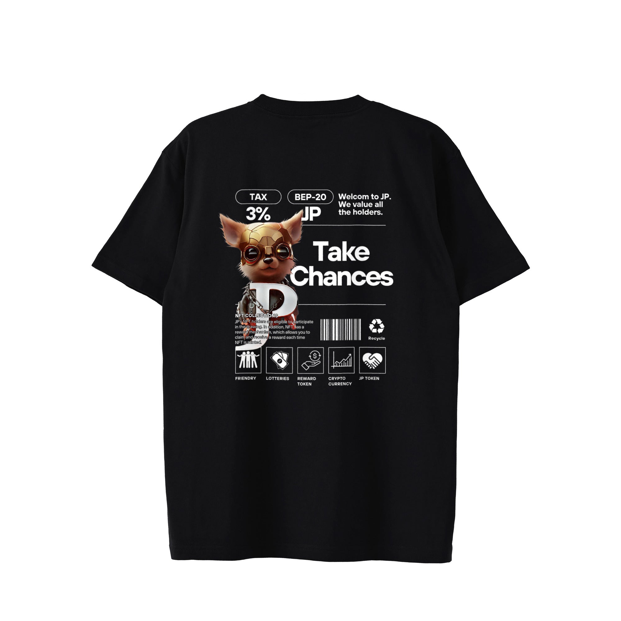 JP NFT CHARACTER COLLABO DESIGN TYPE-A001W STD Tee 