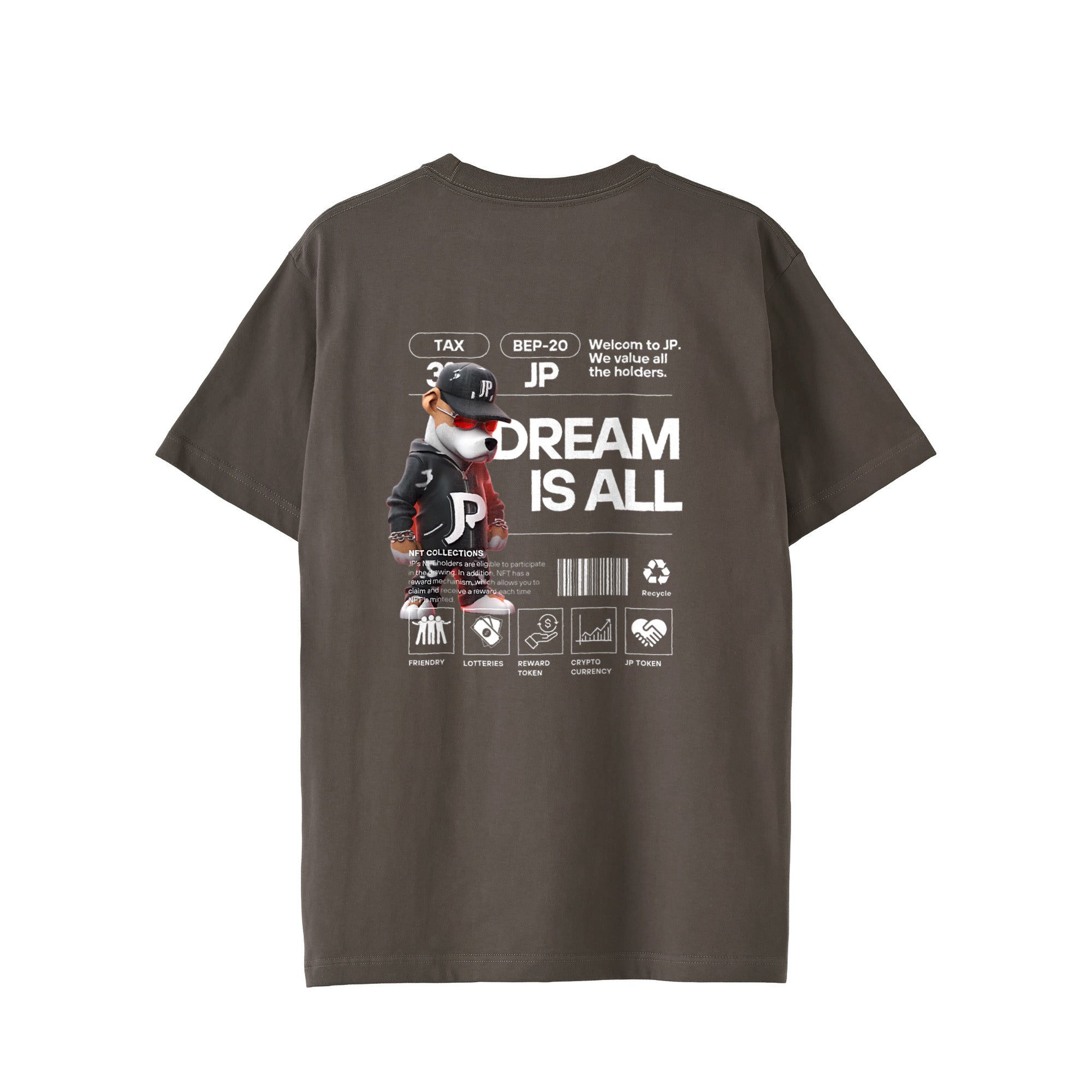 JP NFT CHARACTER COLLABO DESIGN TYPE-A002W STD Tee – CRYP-T
