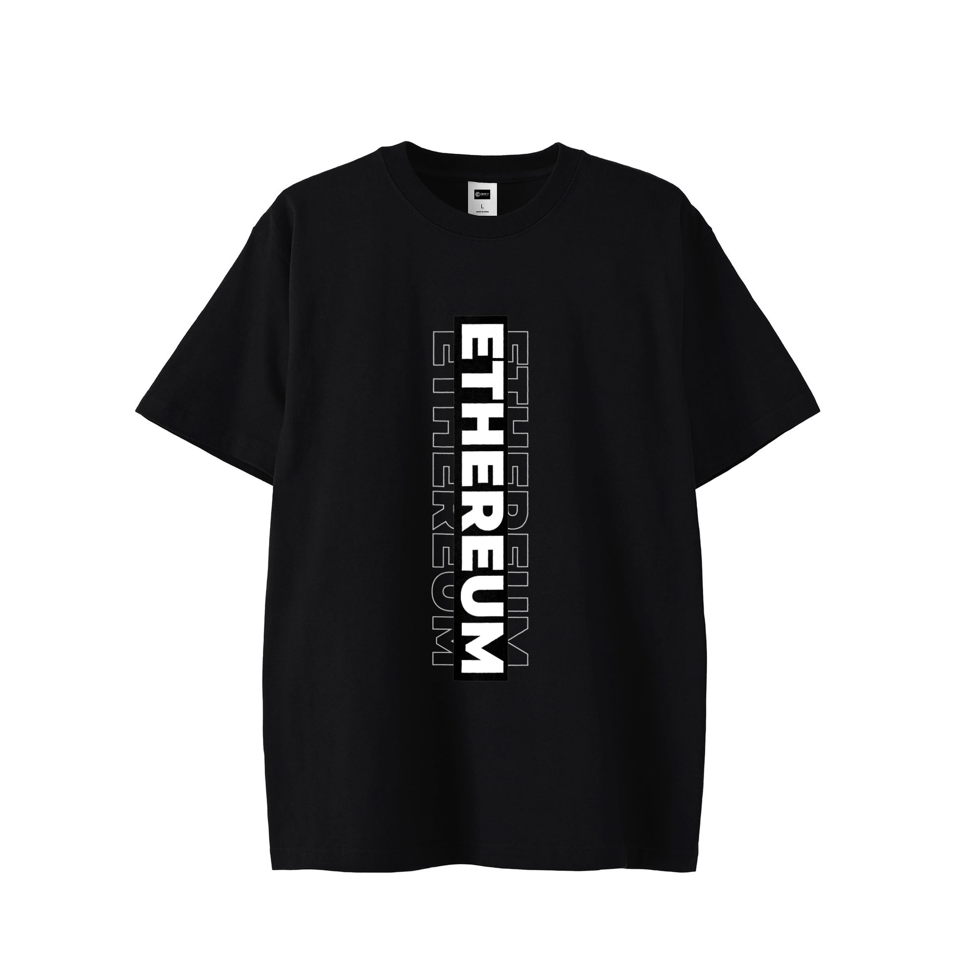 CRYP-T ORIGINAL CRYPTO DESIGN ” ETH ” Standard Tee black image