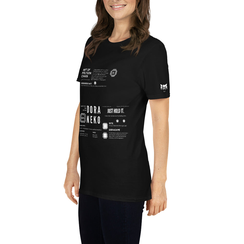 DORANEKO COLLAB DESIGN TYPE-D | Short-Sleeve Unisex T-Shirt  | 4colors