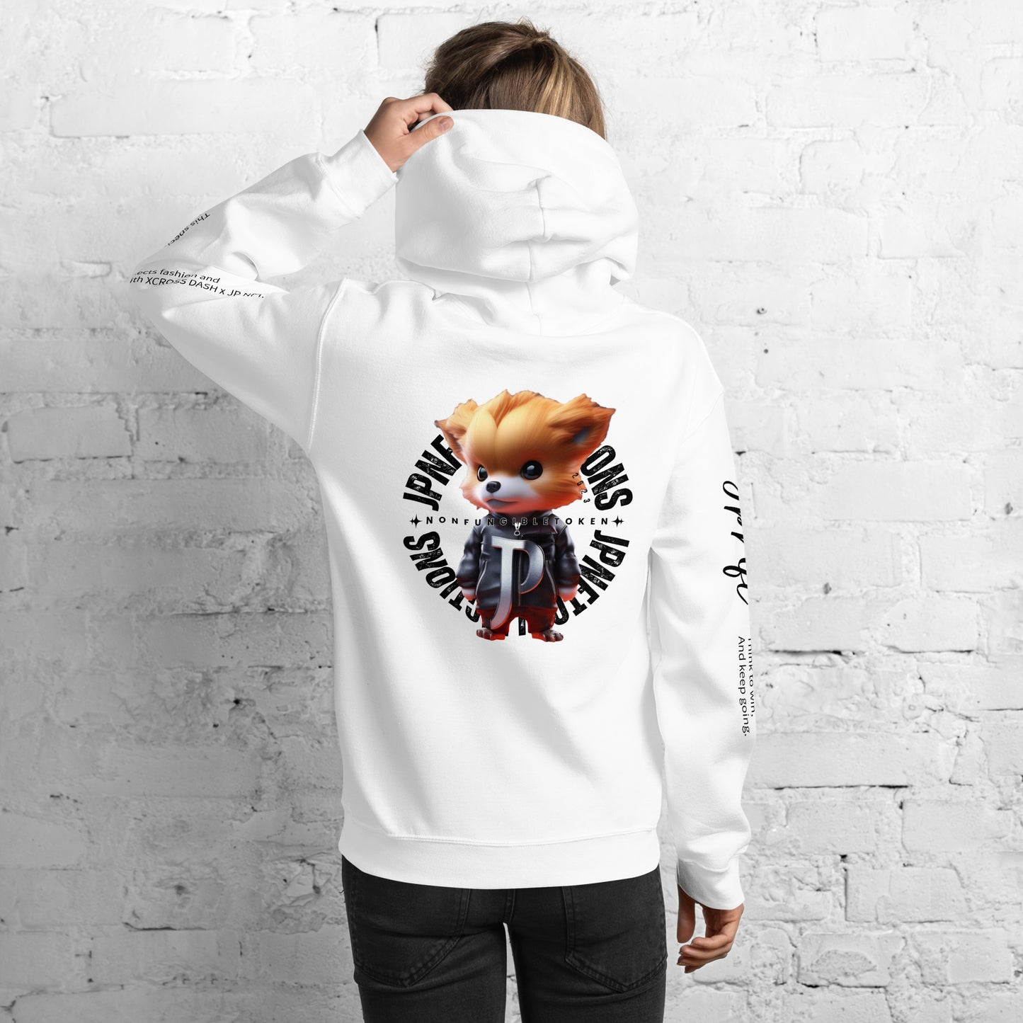 JP NFT COLLAB DESIGN TYPE-X0006 | Unisex Parker | White