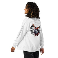 JP NFT COLLAB DESIGN TYPE-X0006 | Unisex Zip Parker | White