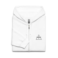 JP NFT COLLAB DESIGN TYPE-X0006 | Unisex Zip Parker | White