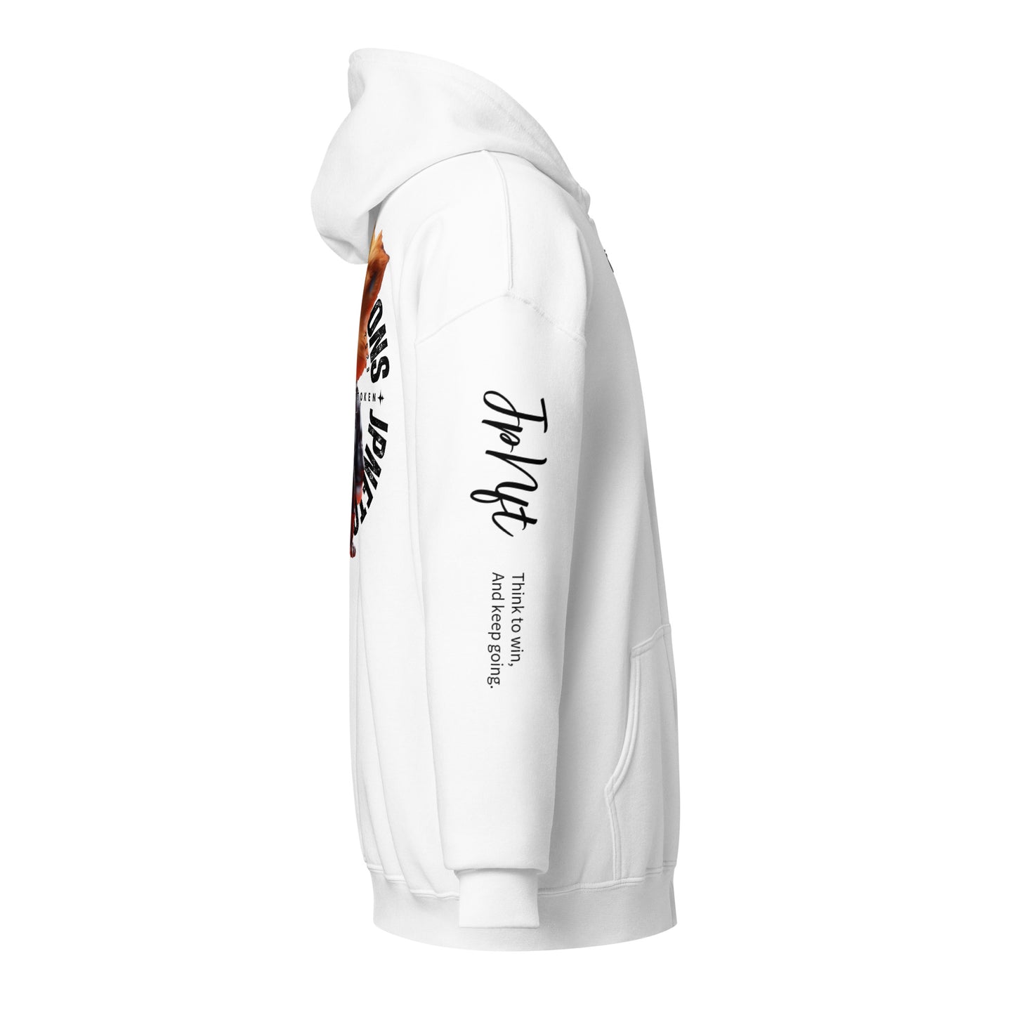 JP NFT COLLAB DESIGN TYPE-X0006 | Unisex Zip Parker | White