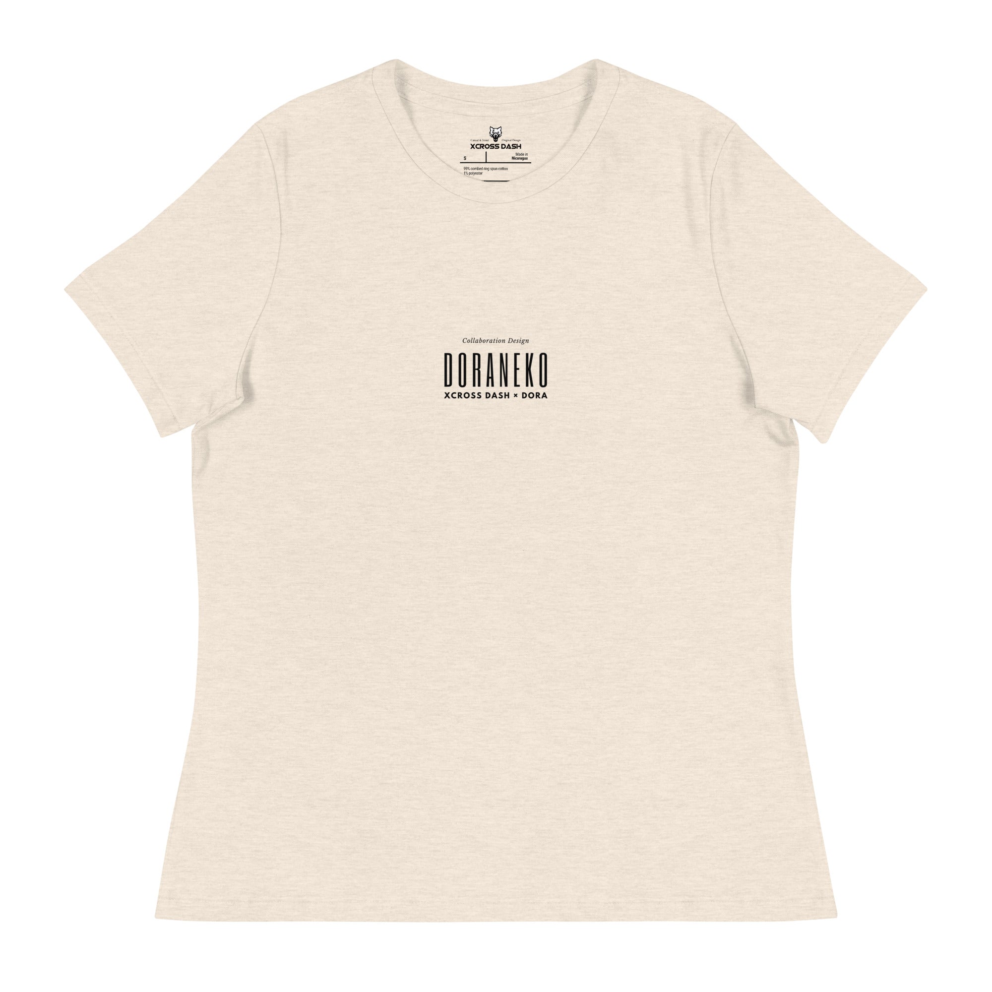 DORANEKO COLLAB DESIGN TYPE-A | Women's Relaxed T-Shirt | 3colors